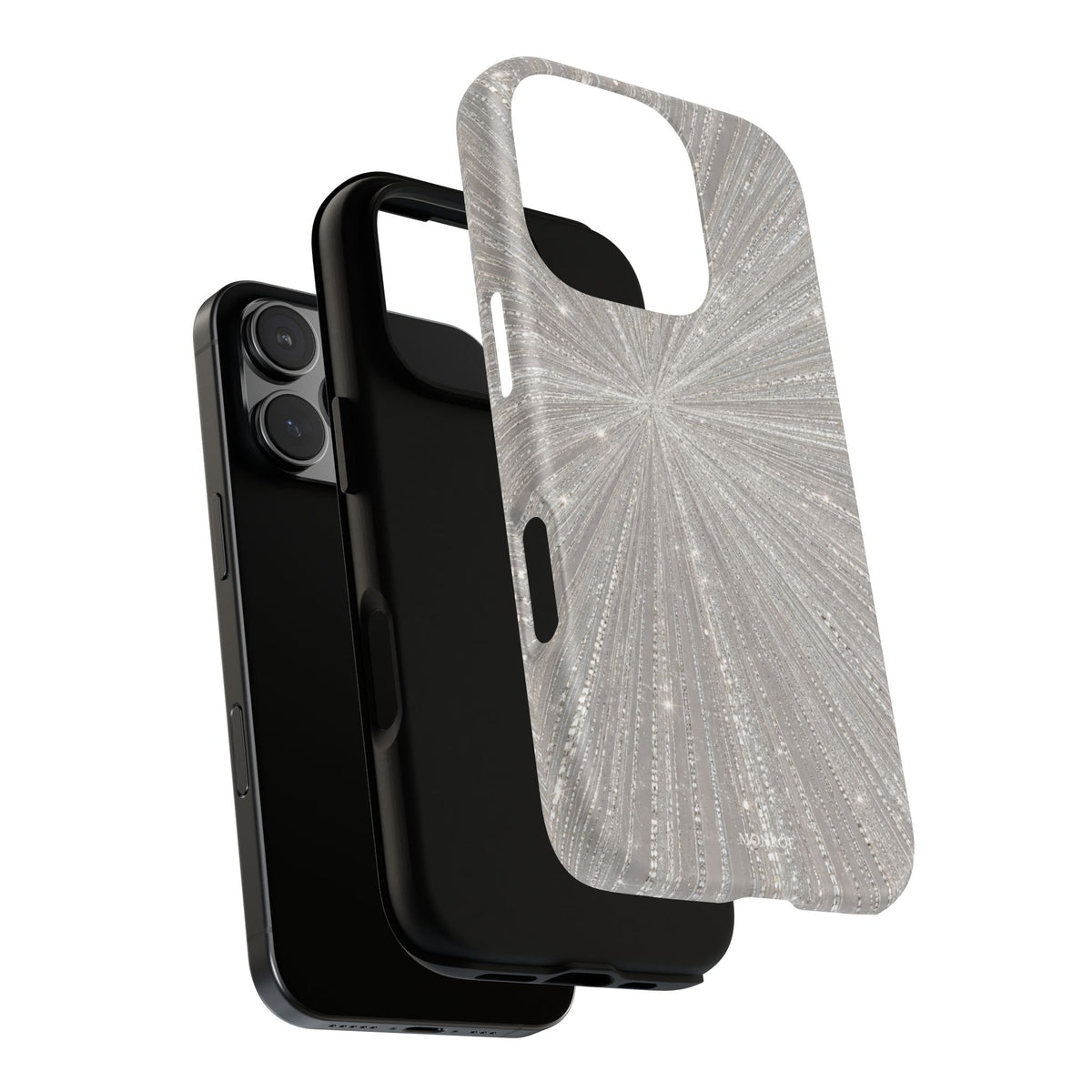Sparkling Silver Burst Tough Case