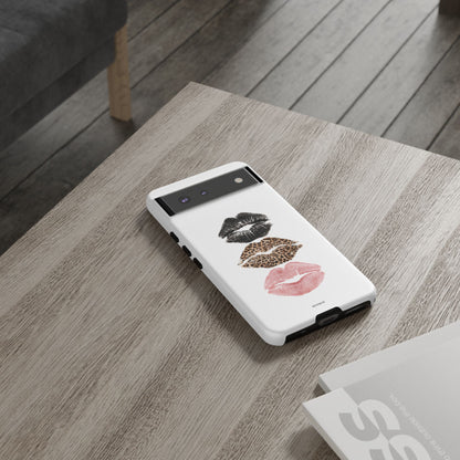 Leopard Glam Lip Tough Case