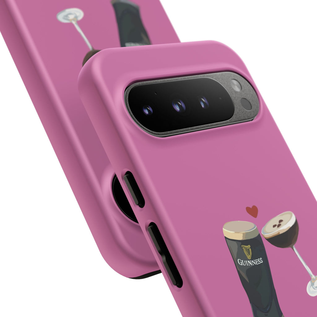 Pint & Wine Glass (Pink) Tough Case