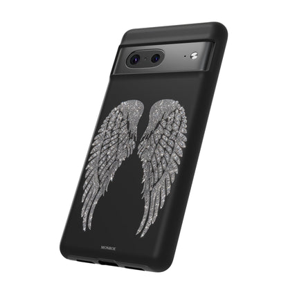 Silver Angel Wings Tough Case