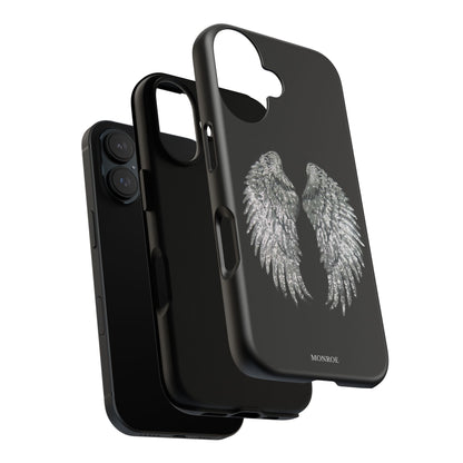 Silver Wings Black Tough Case