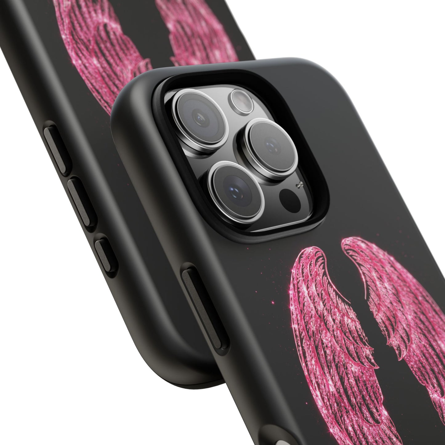 Pink Glitter Angel Tough Case