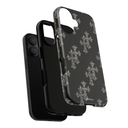Black Crystal Cross Tough Case
