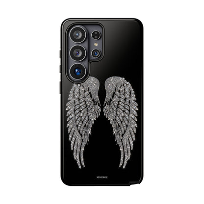 Silver Angel Wings Tough Case