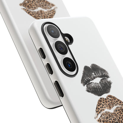 Leopard Glam Lip Tough Case