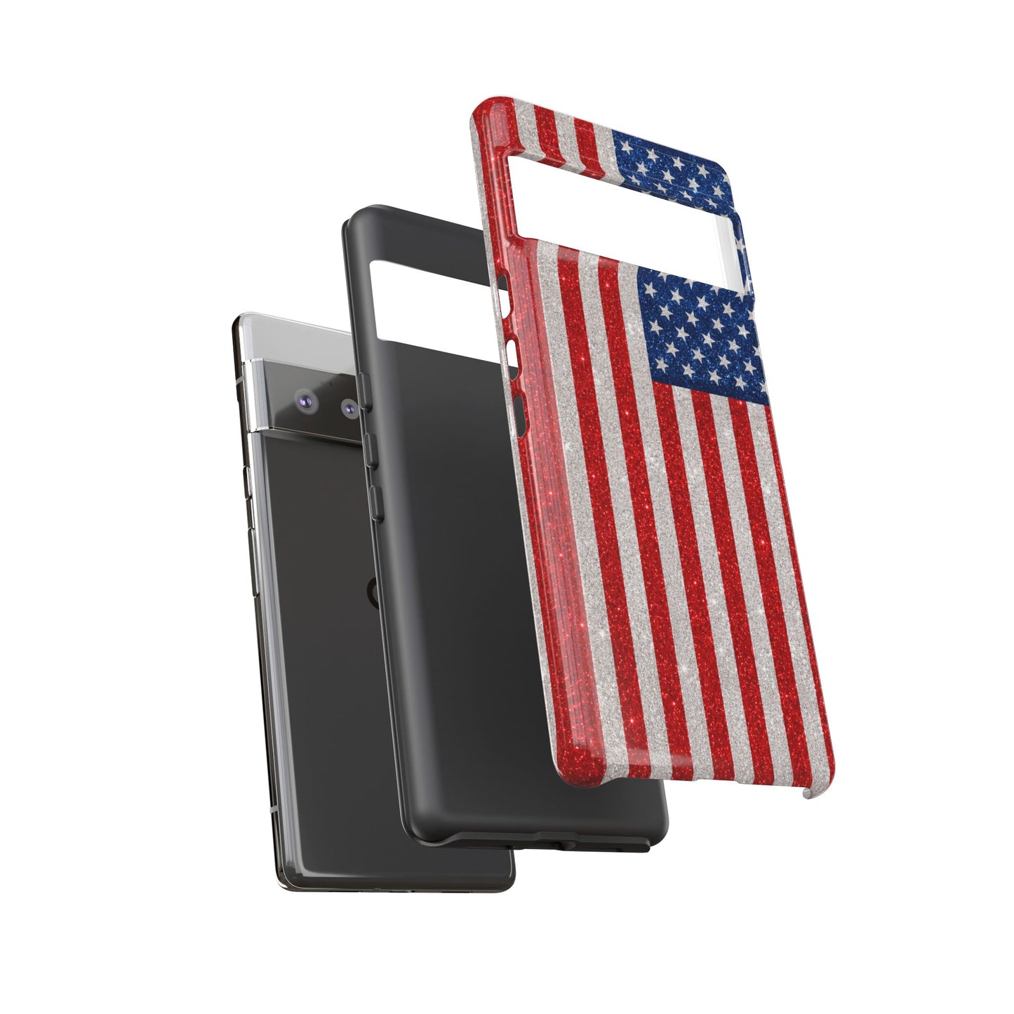America Glitter Tough Case