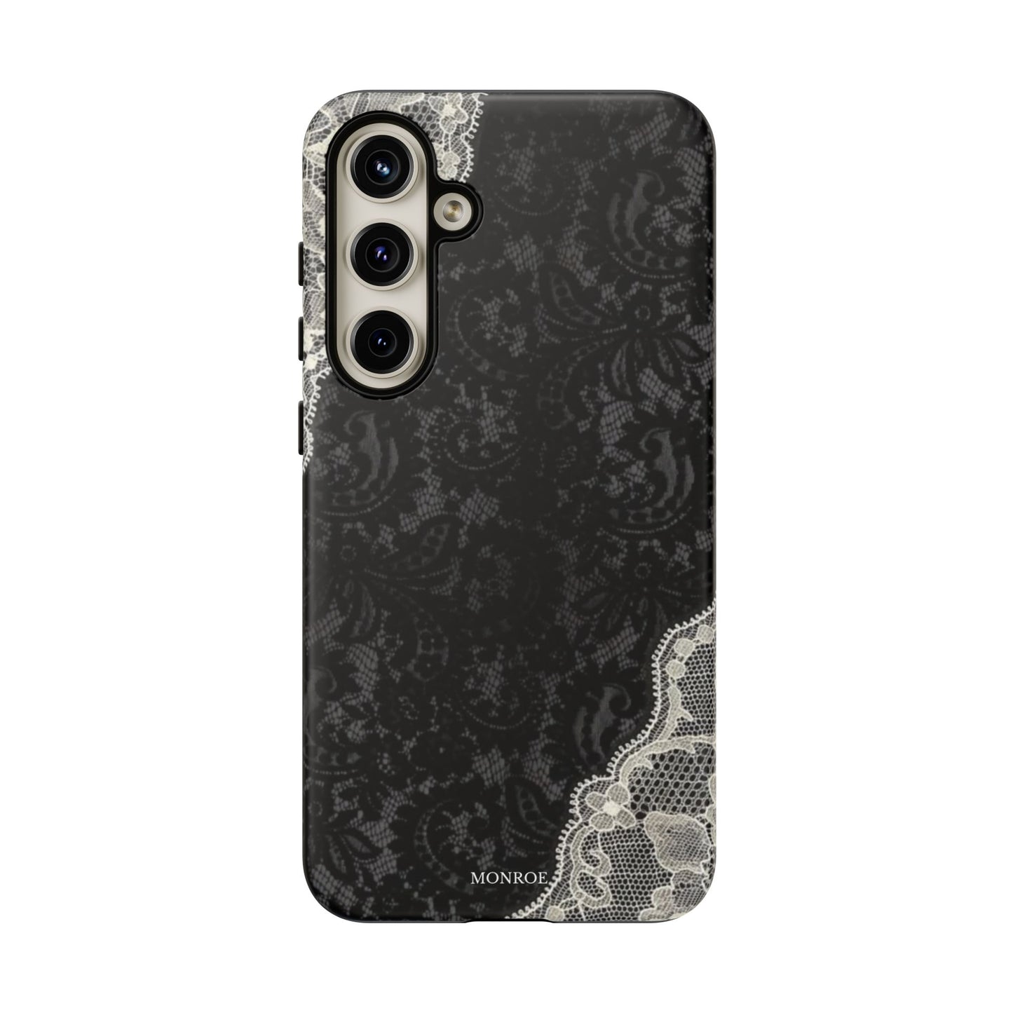 Black & White Edged Tough Case