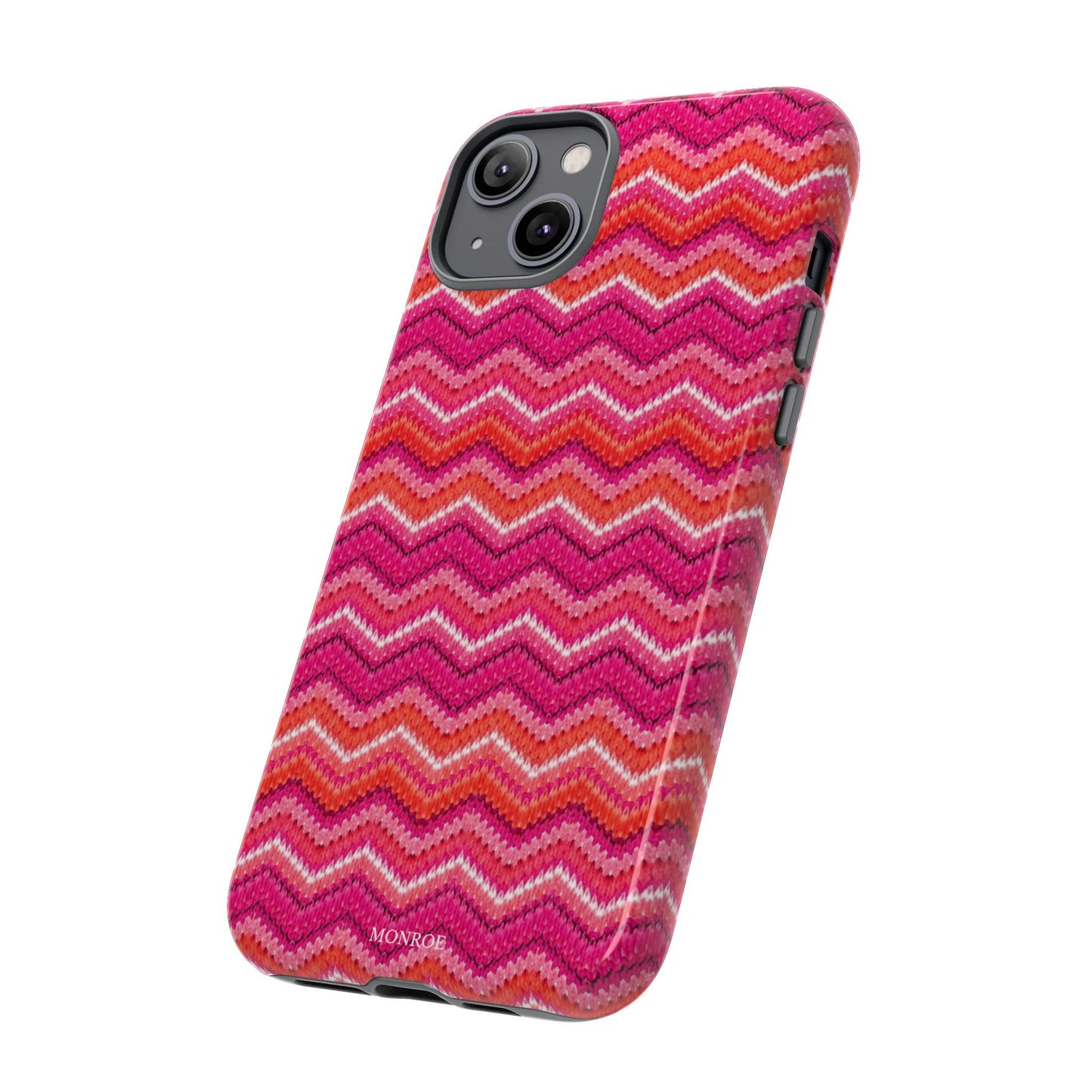 Pink Zigzag Tough Case
