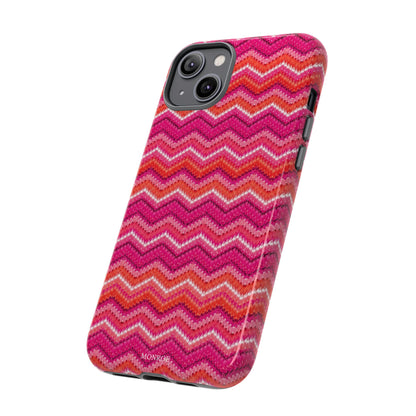 Pink Zigzag Tough Case