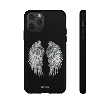 Silver Wings Black Tough Case