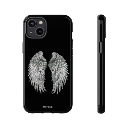 Silver Wings Black Tough Case