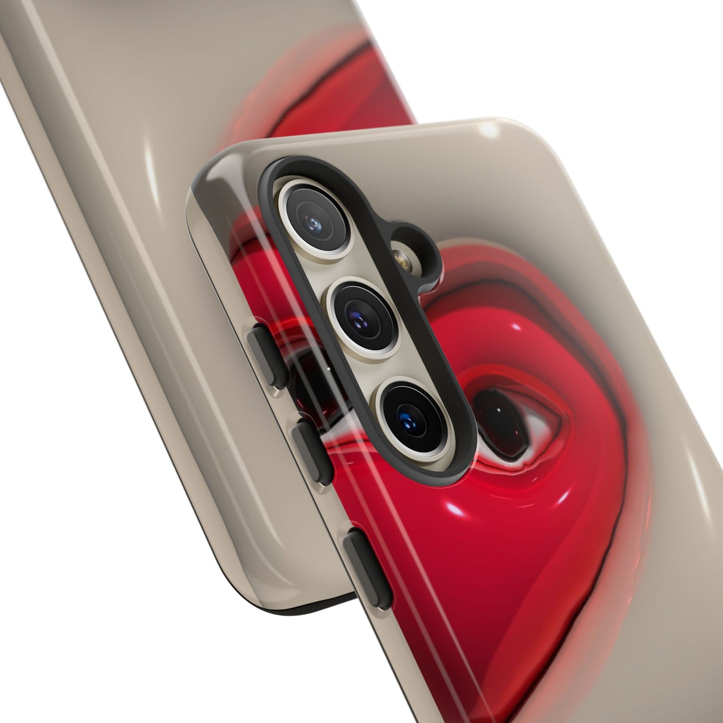 Red Heart Eyes Tough Case