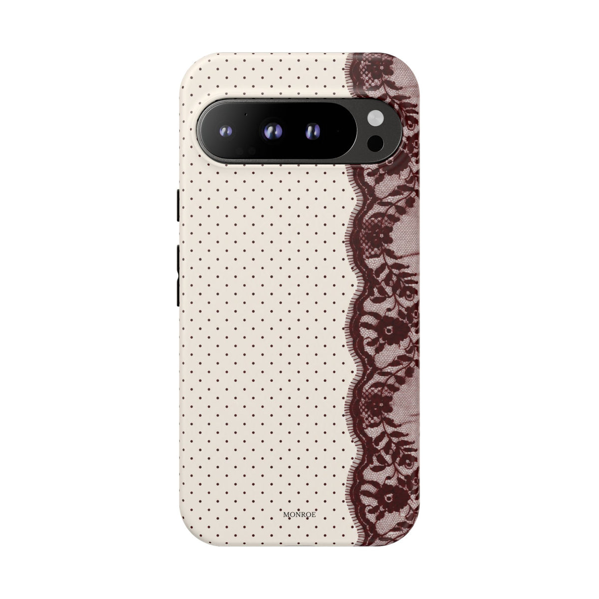 Burgundy Lace Edge Tough Case