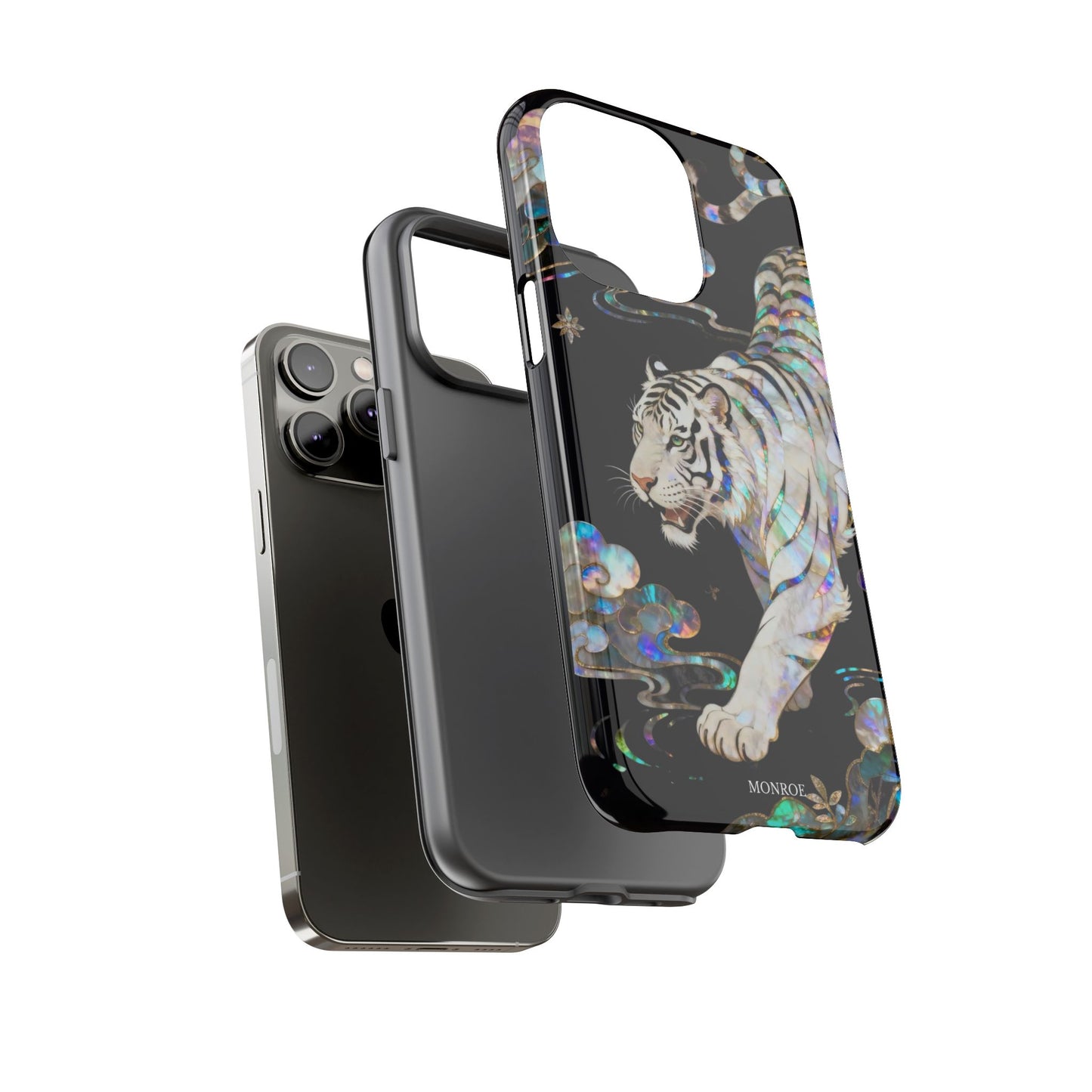 Iridescent White Tiger Tough Case