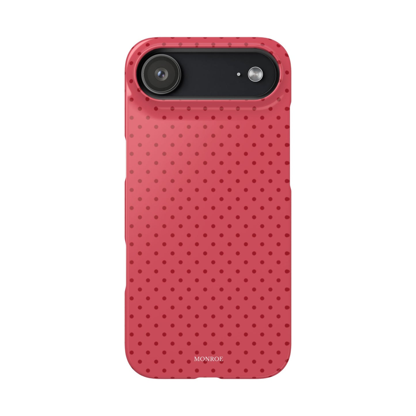Coral Polka Dot Snap Phone Case