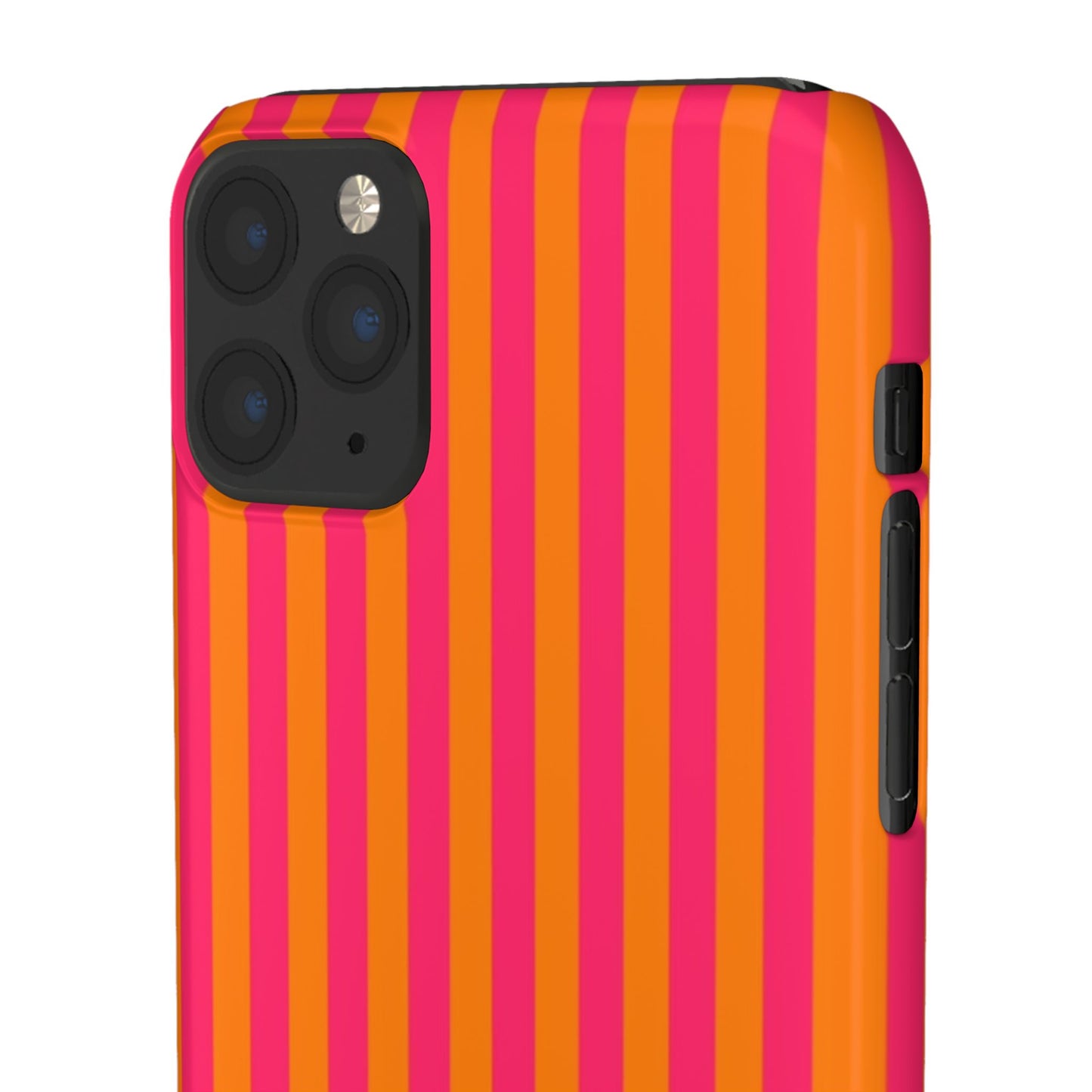 Striped Orange & Pink Case