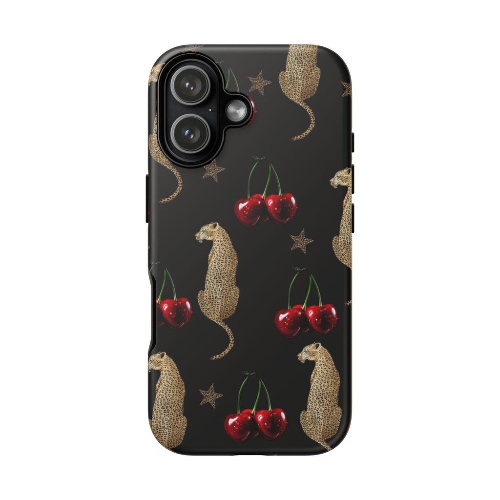 Leopards & Cherries Phone Case