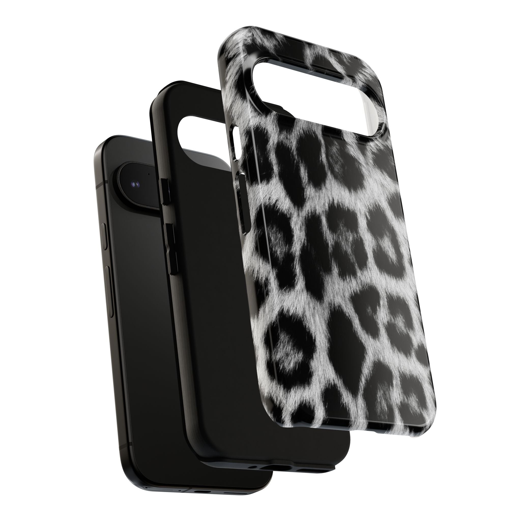 B&W Leopard Phone Case