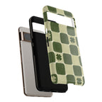 Clover Checker Tough Phone Case