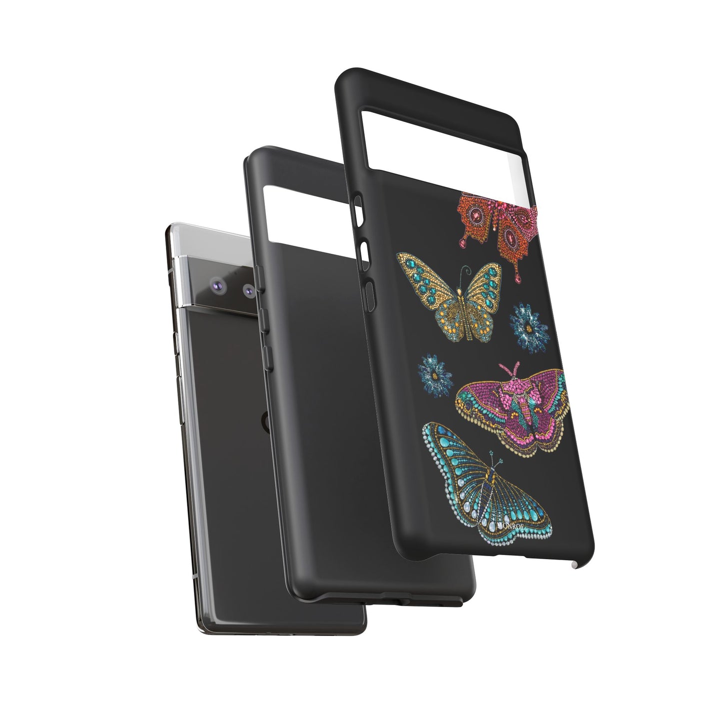 Butterfly Beaded Tough Case