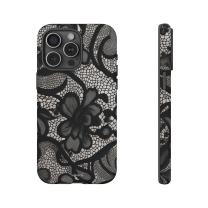 Black Floral Vintage Case