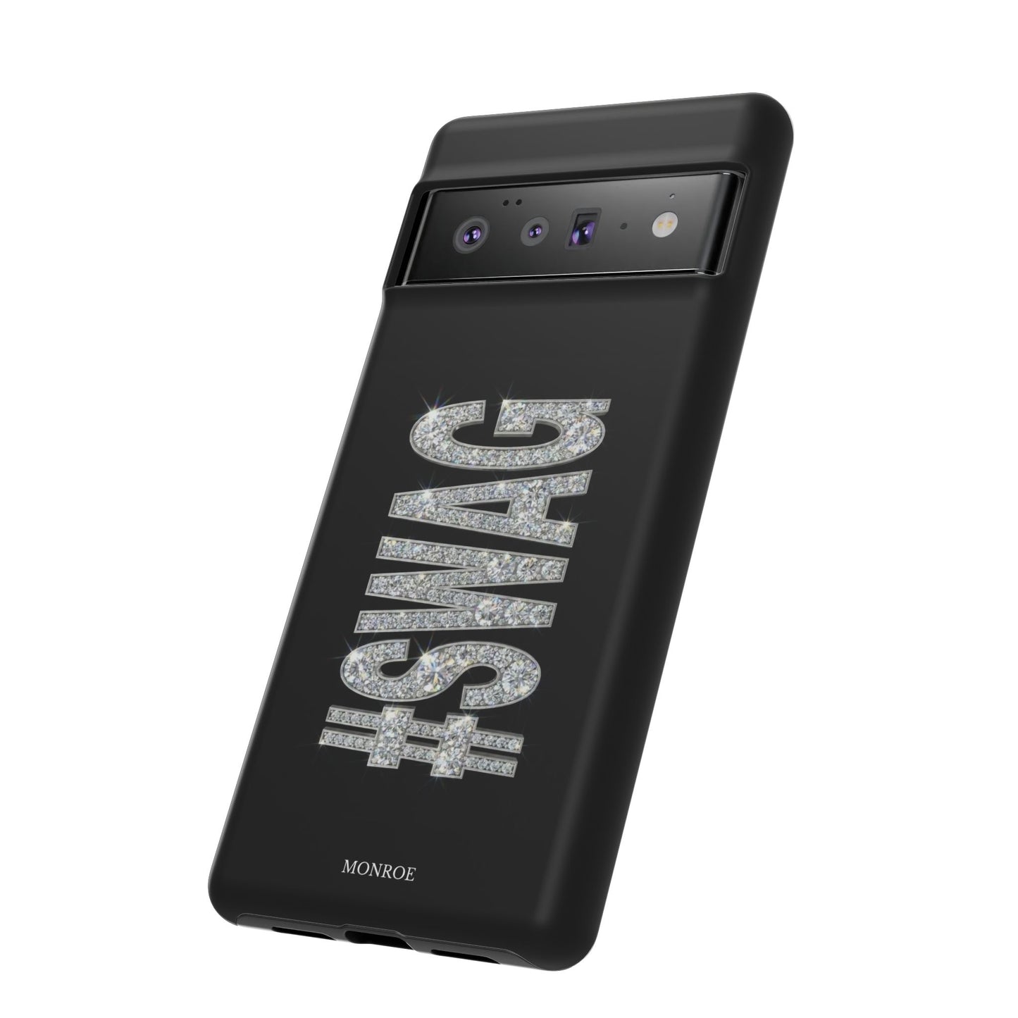“#SWAG” Black Bling Tough Case
