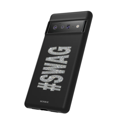 “#SWAG” Black Bling Tough Case