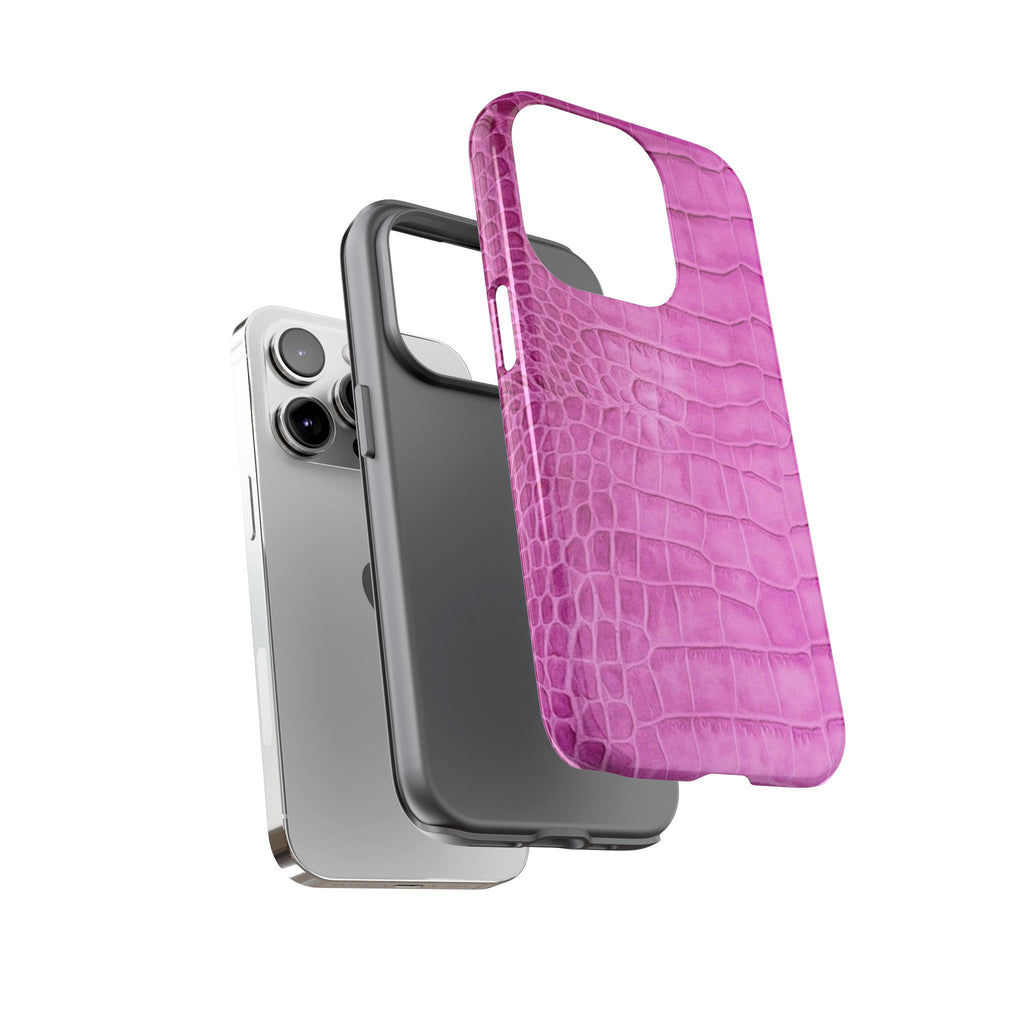 Purple Croc Phone Case
