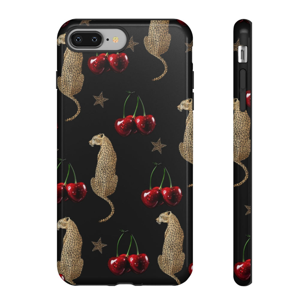 Leopards & Cherries Phone Case