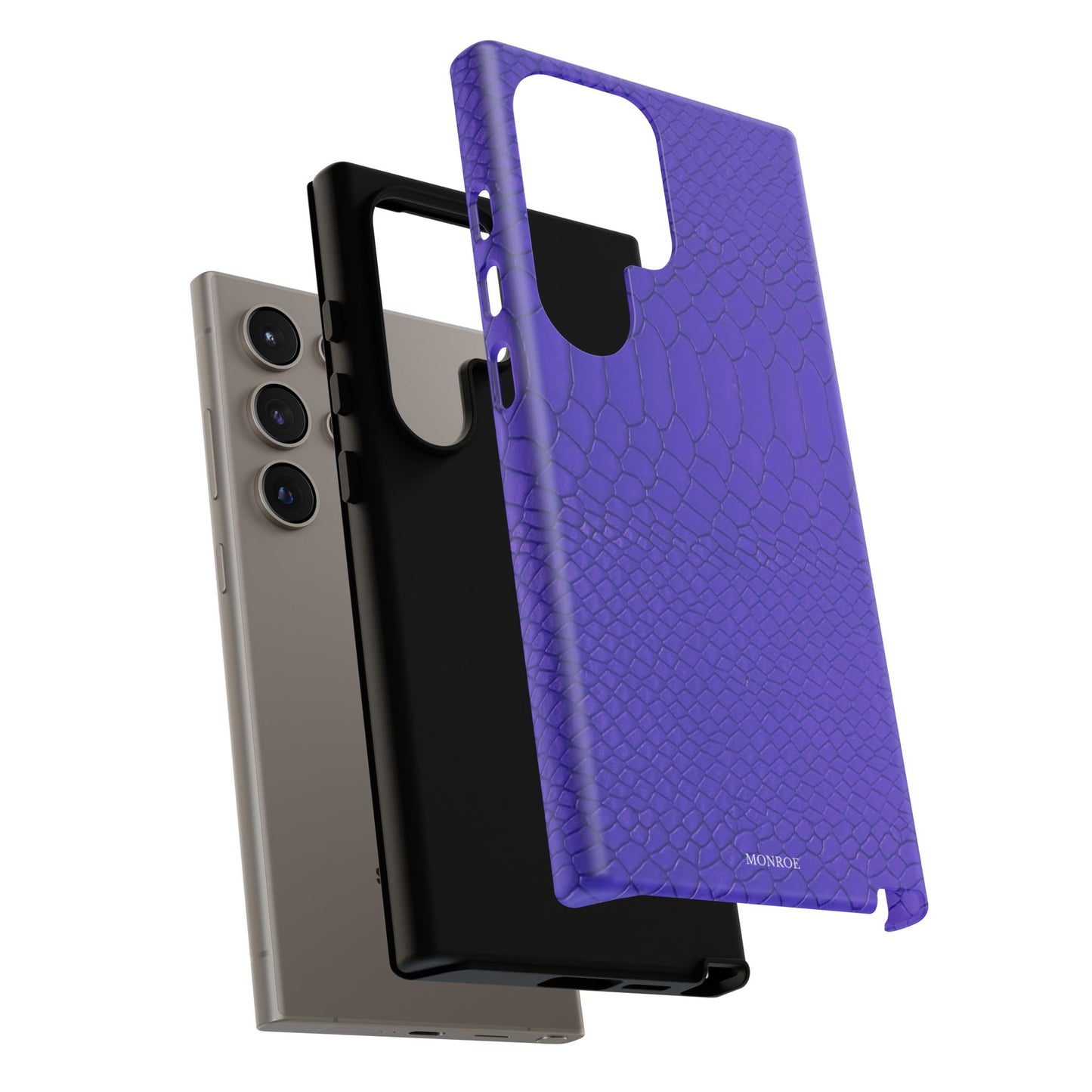 Dark Purple Snake Tough Case