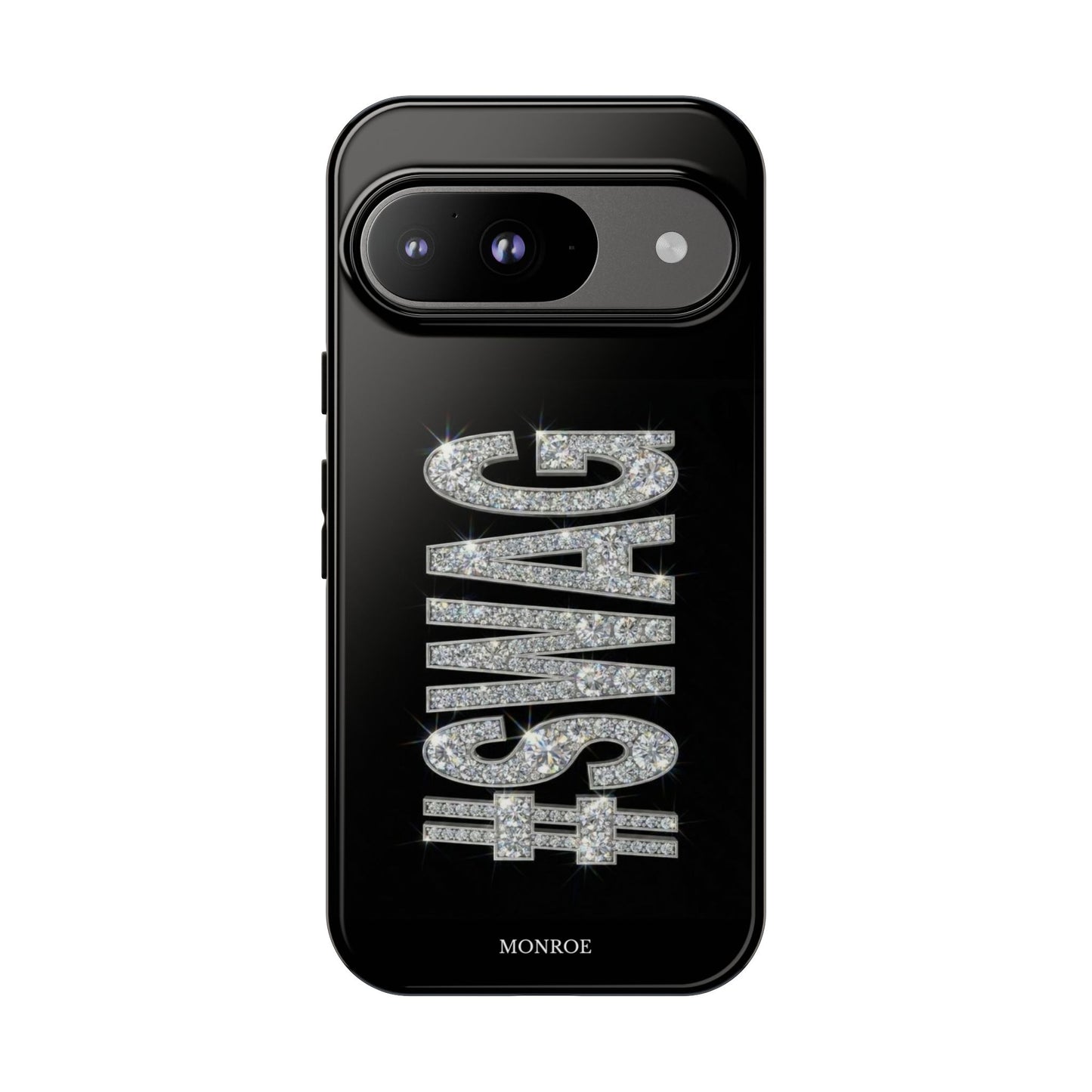 “#SWAG” Black Bling Tough Case