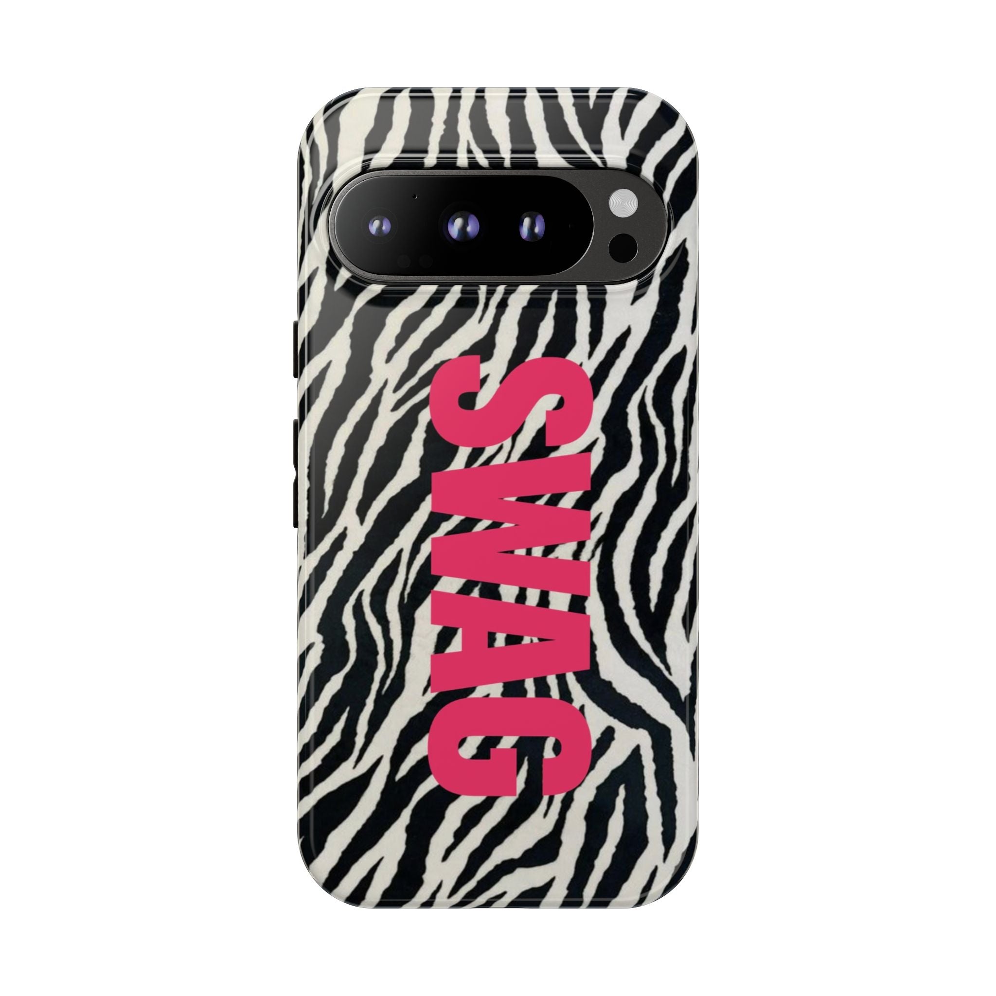 'SWAG' Zebra Print Tough Case