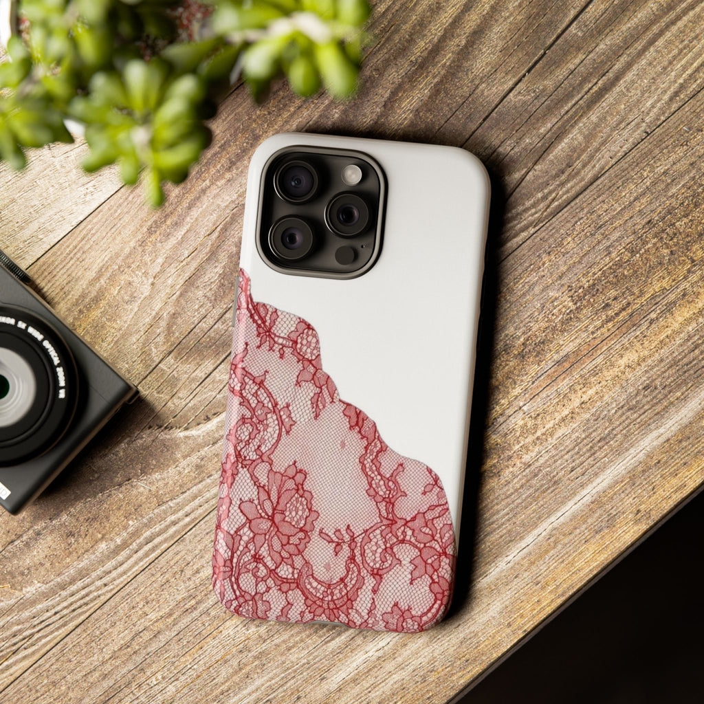 Red Lace Phone Case