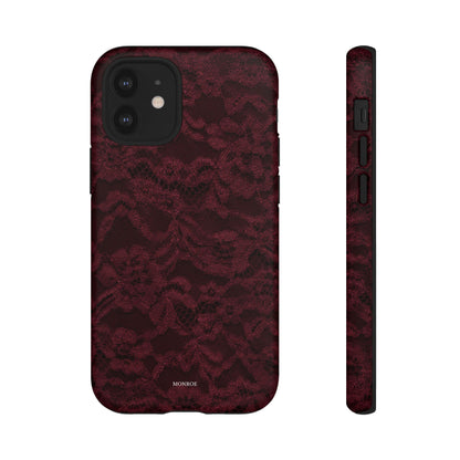 Burgundy Lace Tough Case