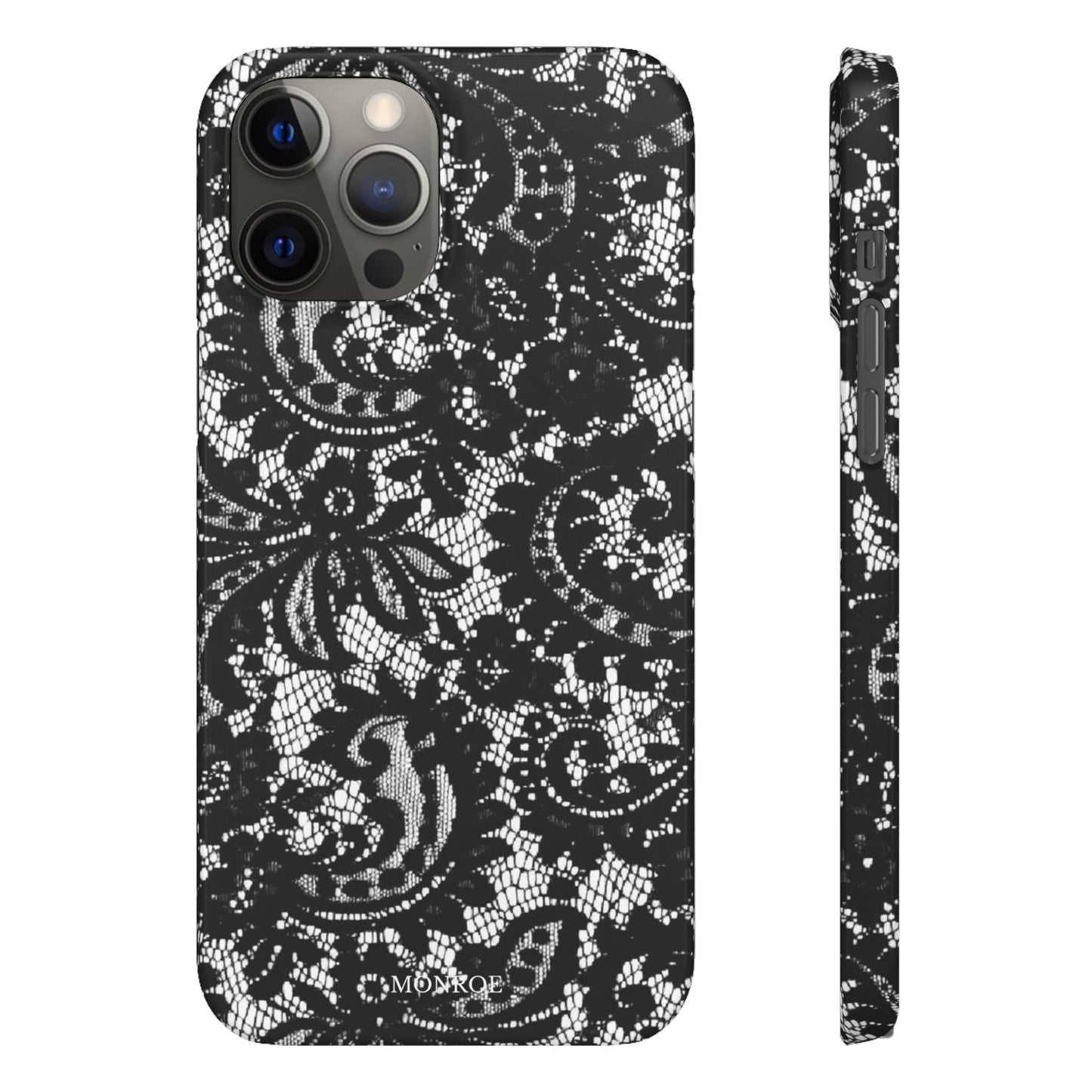 Black Lace Elegant Pattern Case