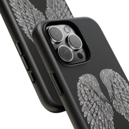 Silver Angel Wings Tough Case