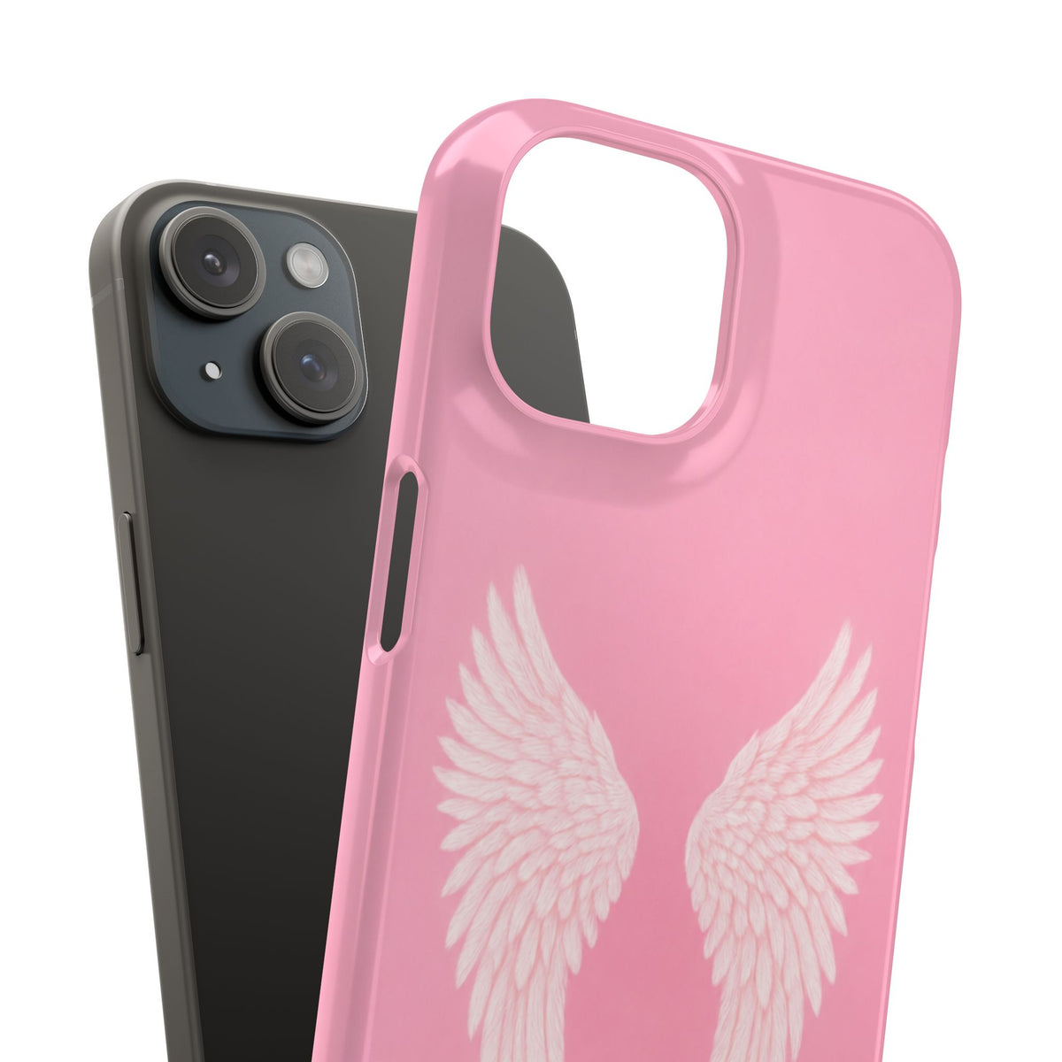 Pink Angel Wings Case