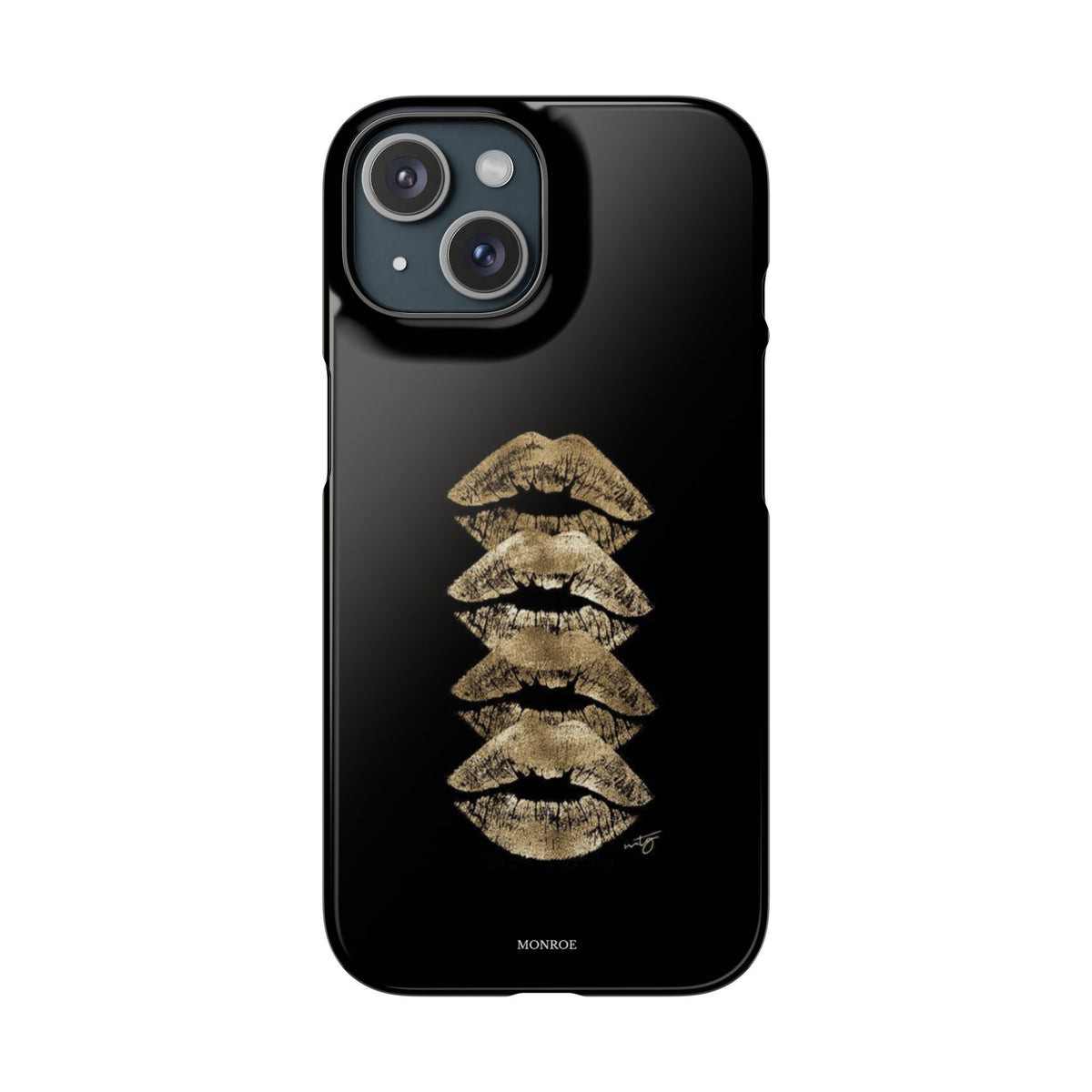 Gold Kiss Stack Case
