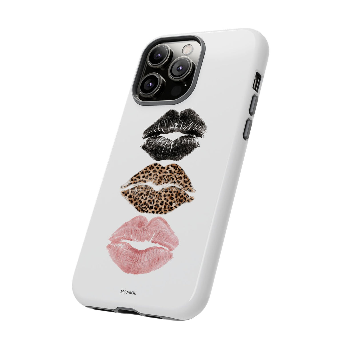 Leopard Glam Lip Tough Case
