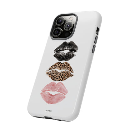 Leopard Glam Lip Tough Case
