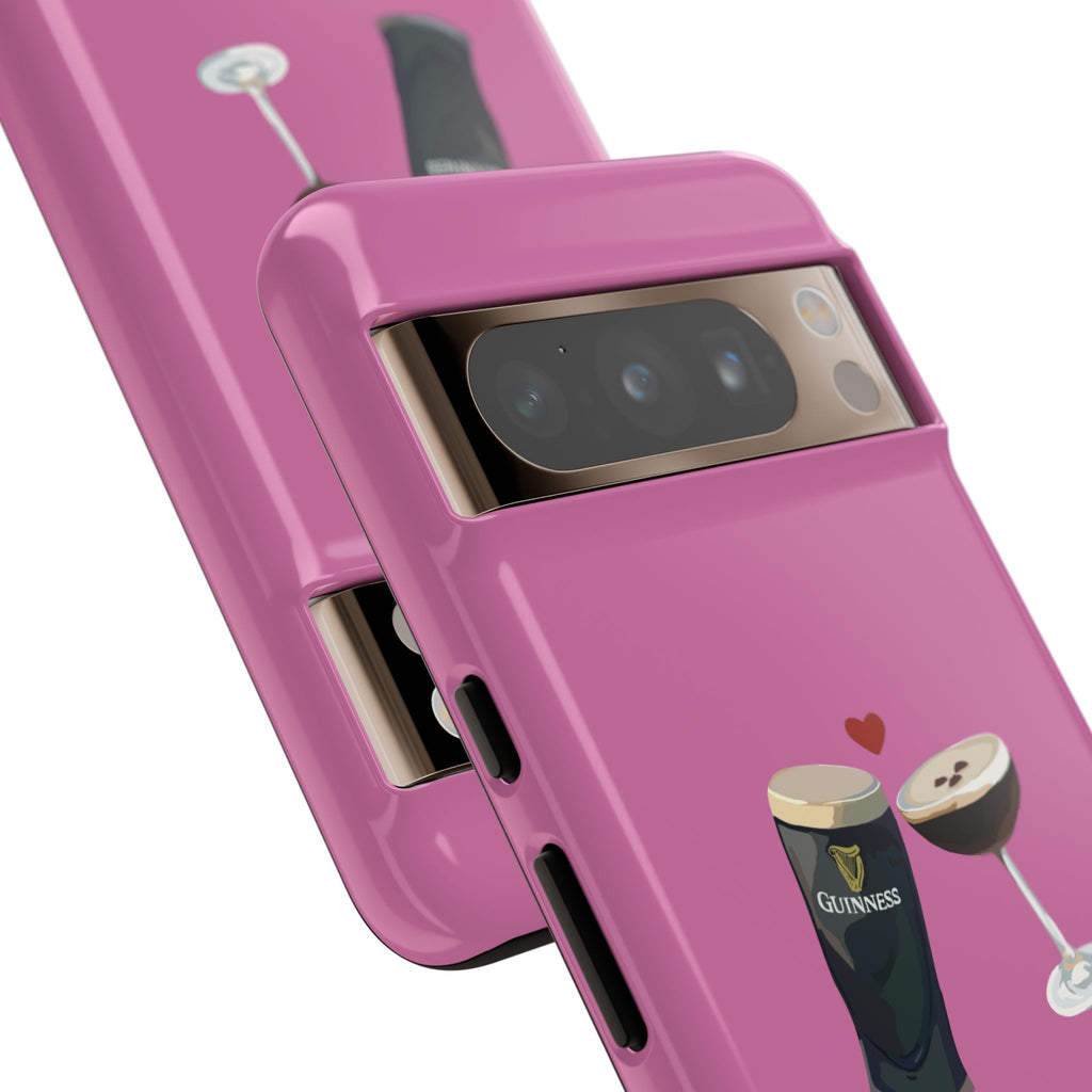 Pint & Wine Glass (Pink) Tough Case