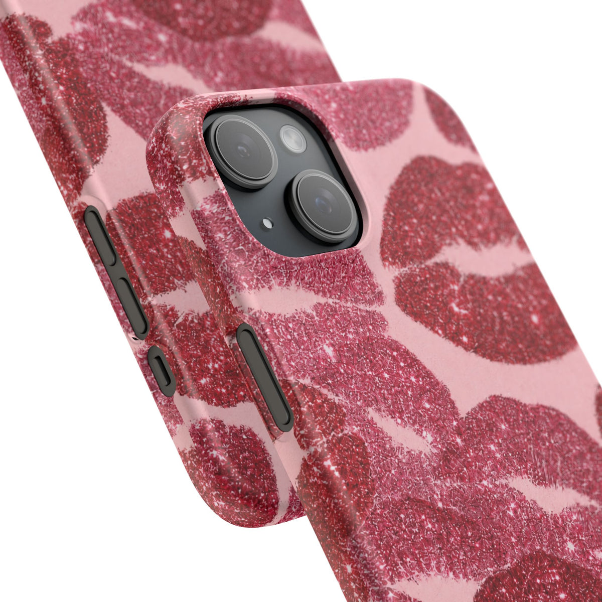 Pink Glitter Kiss Case