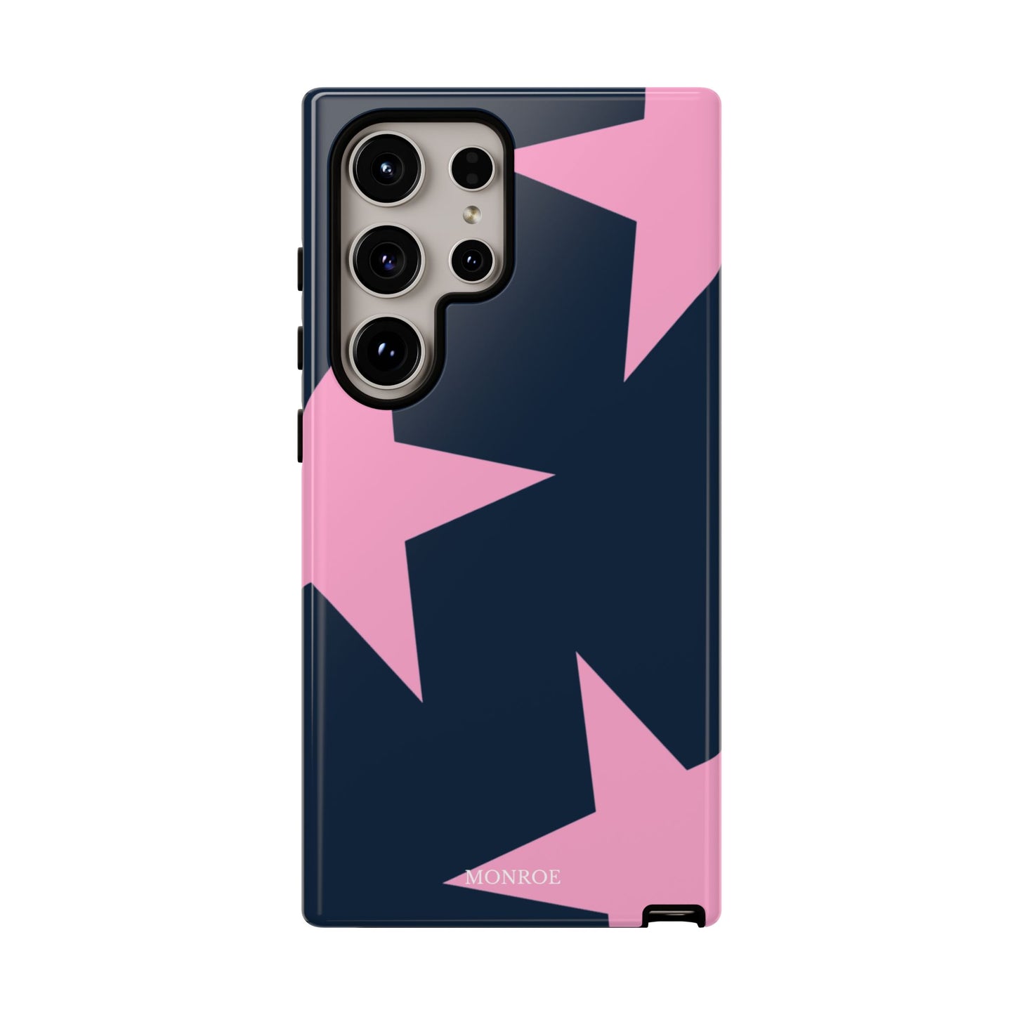 Navy & Pink Star Tough Cover