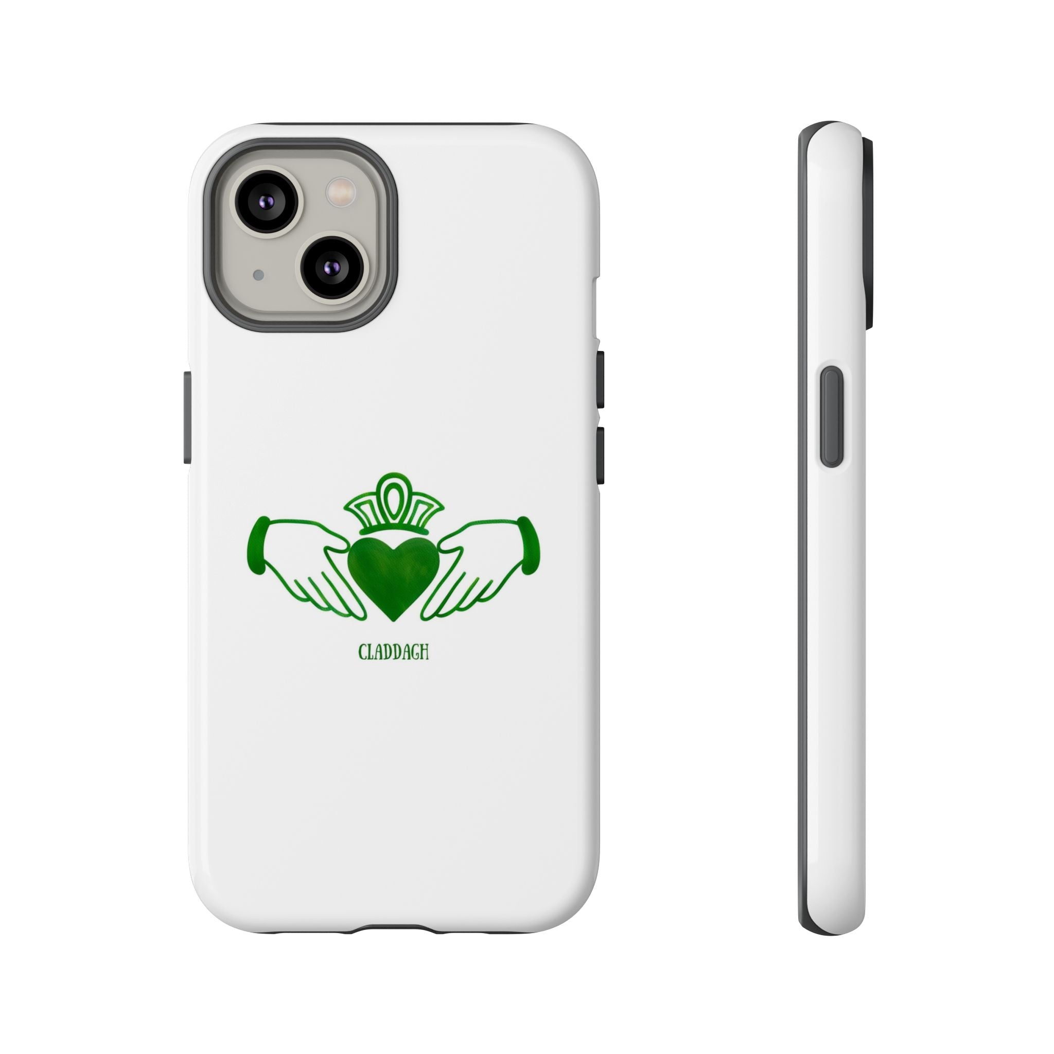 Irish Claddagh Symbol Green Tough Case