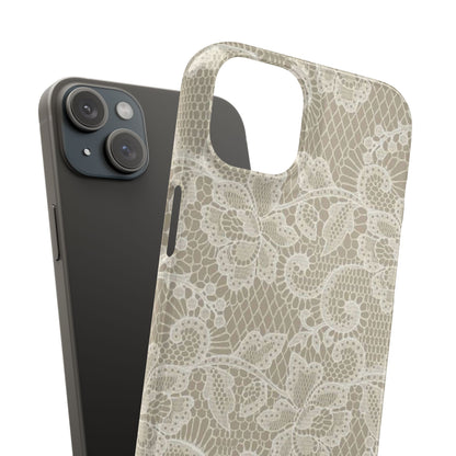 Vintage Beige Lace Case