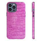 Purple Croc Phone Case