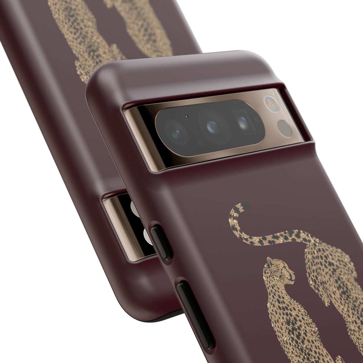 Burgundy Cheetah Tough Case