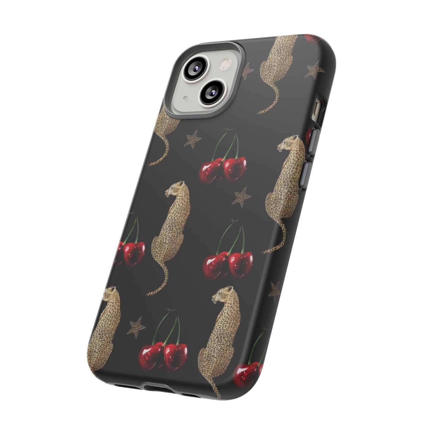 Leopard & Cherry Tough Case