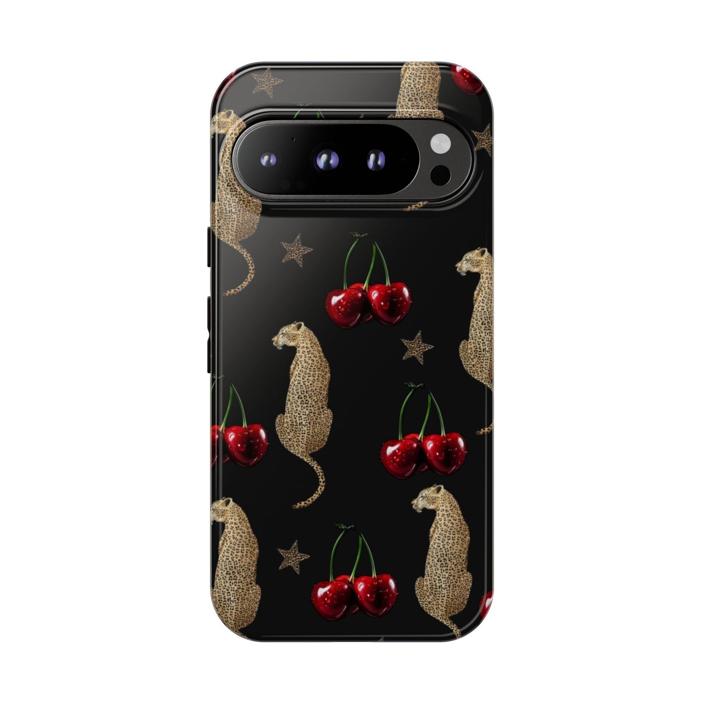 Leopard & Cherry Tough Case