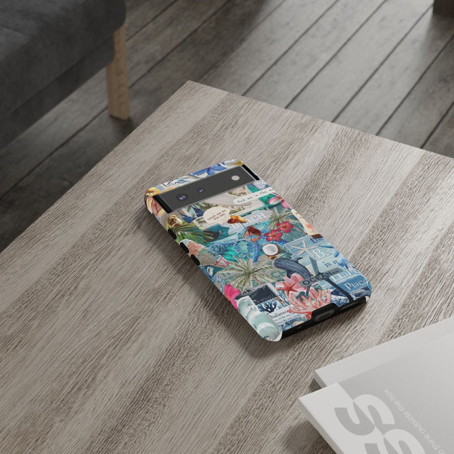 Tropical Beach Collage Tough Case